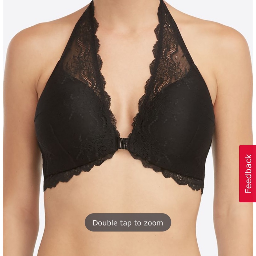 Spanx lace front closure bra
